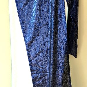 Navy Blue Sequined runners